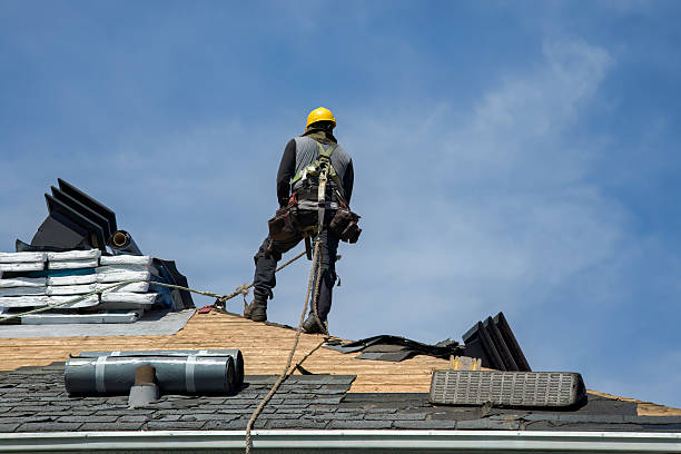 Professional Roofing technician working in Upton, MA